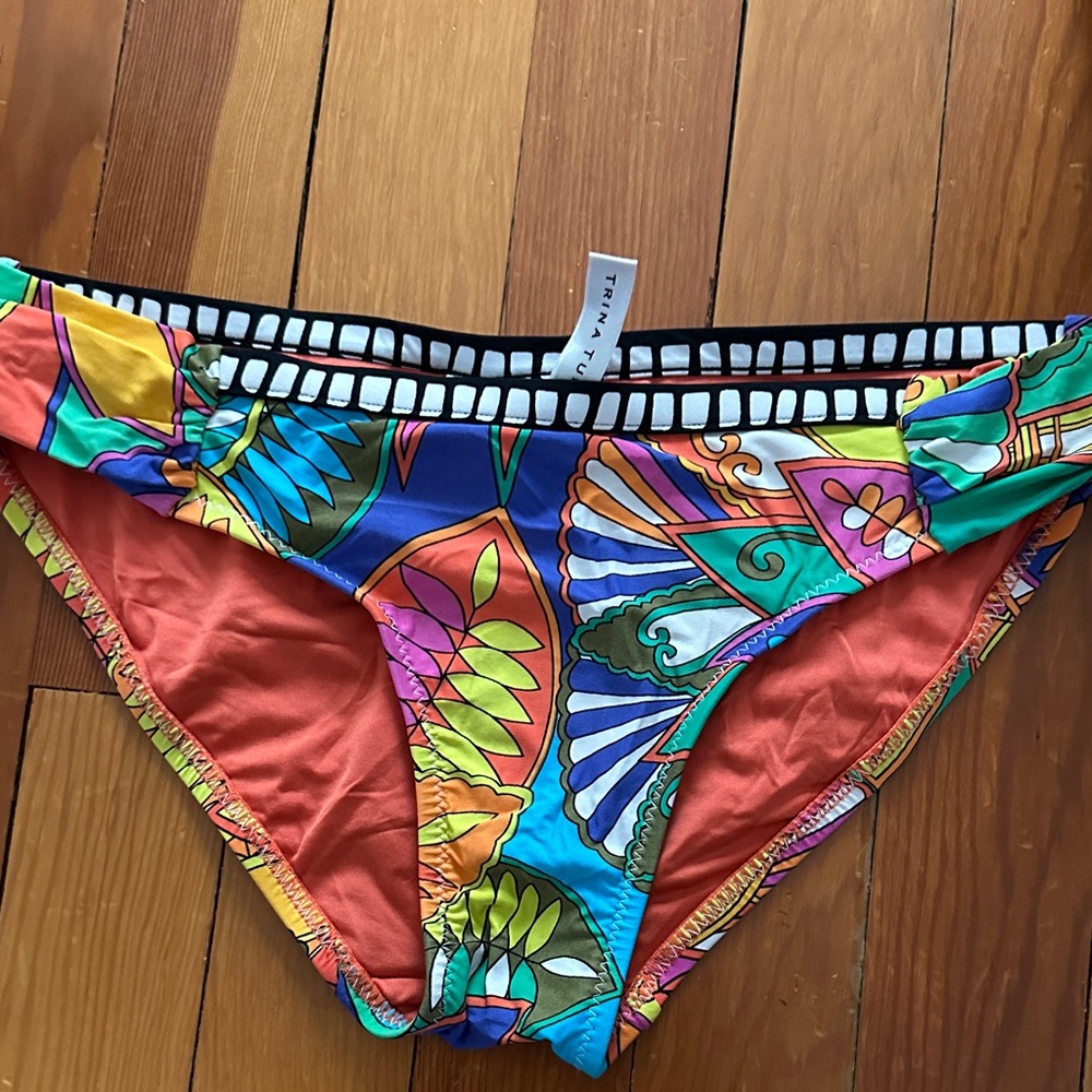 Trina Turk Colorful Patterned Bikini Bottoms 4